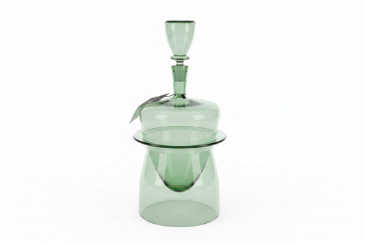 Tyler B Equilibrium Series Angular Arc-Mint Decanter