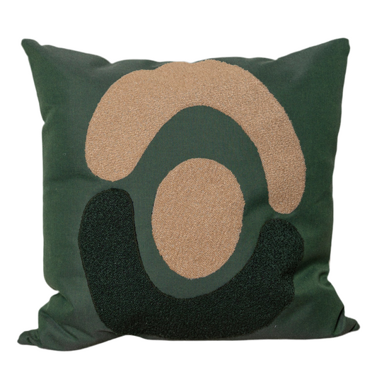 V Nabori 22 Pillow Green/Oatmeal