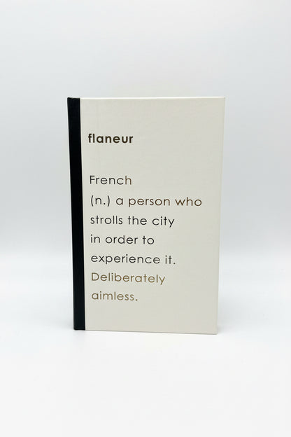 Gold Aesthetic Word – Flâneur Black