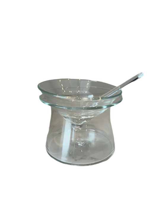 Tyler B Caviar Dish Clear