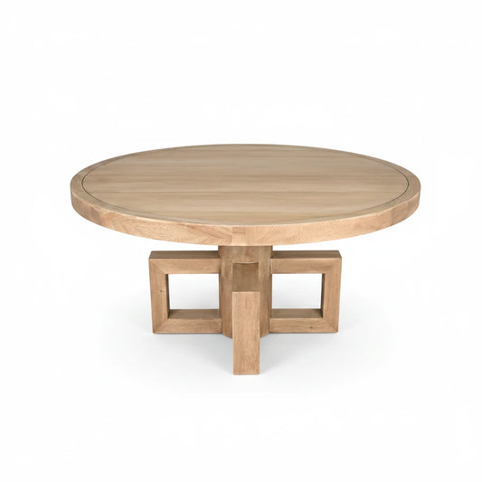 Noir Lima Dining Table Washed Walnut