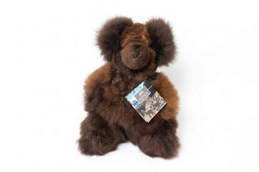Fibre Alpaca Sm Animal Bear Dark Brown