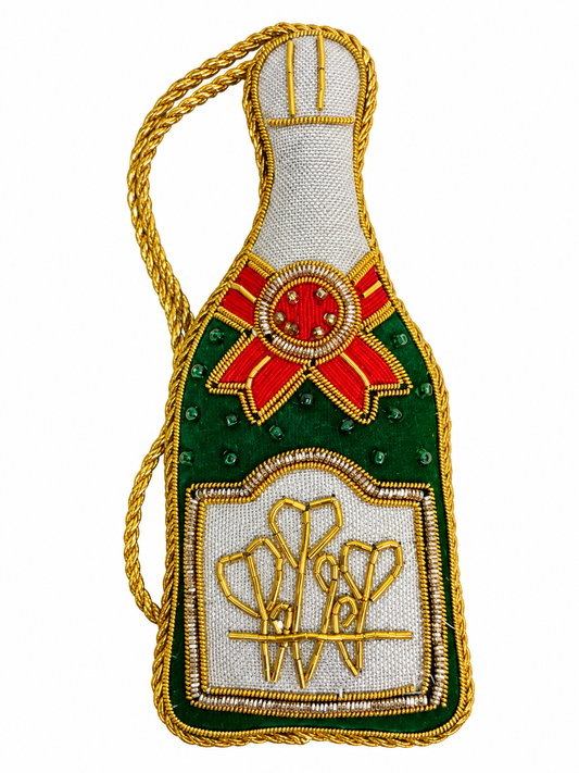 Henry Champagne Bottle Ornament