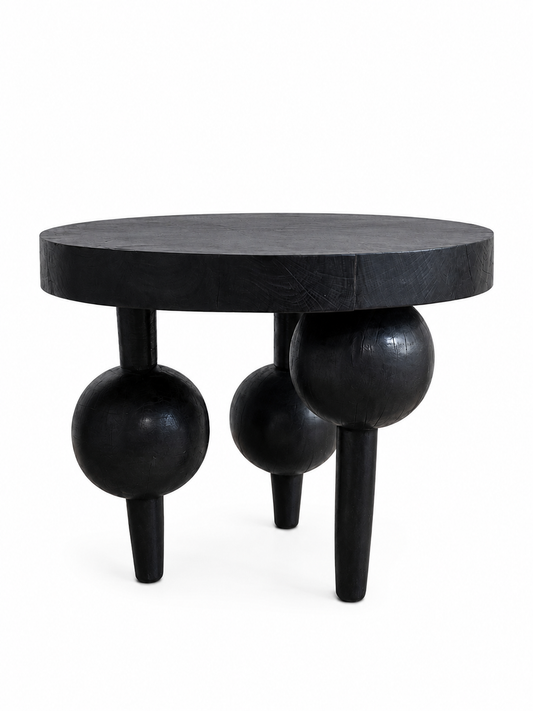 Texture Soar Ball Table Black