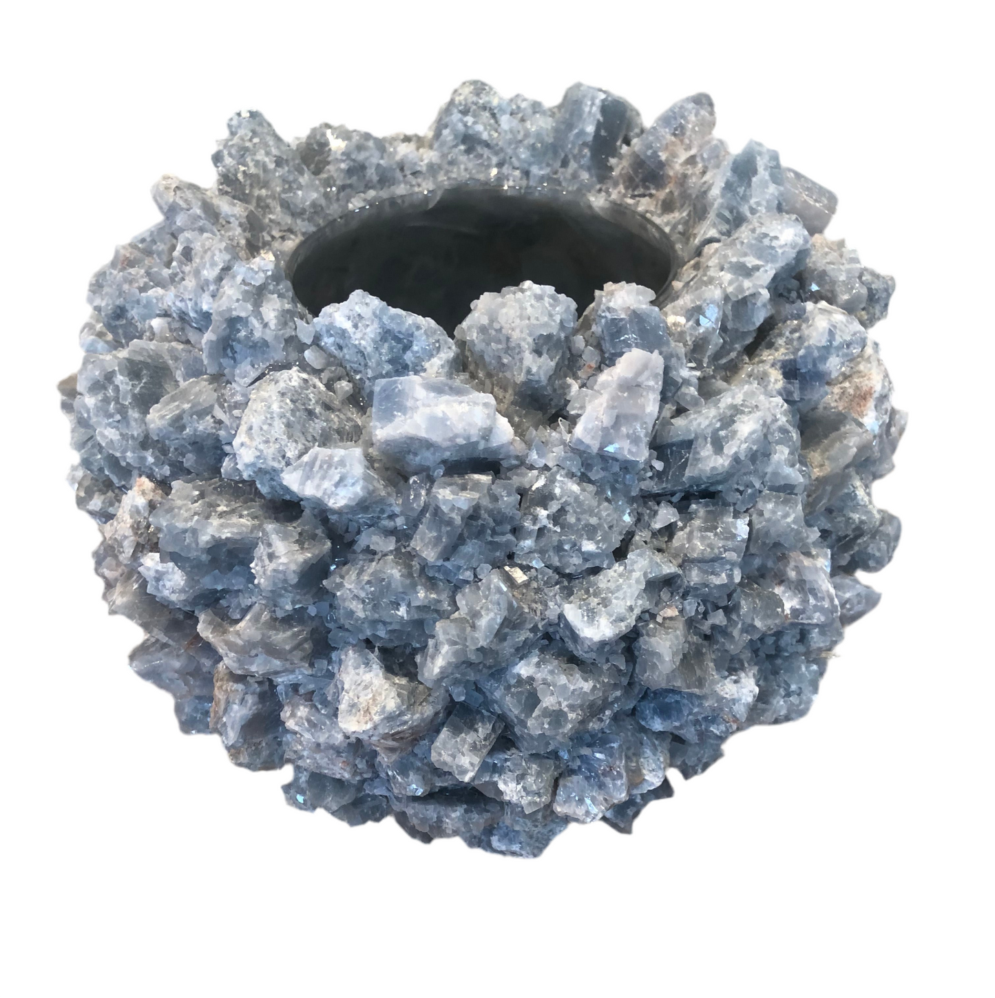 KMC Medium Blue Calcite Sea Urchin