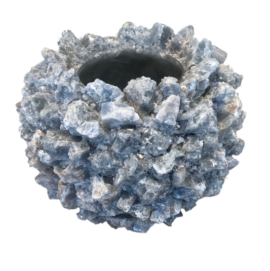 KMC Medium Blue Calcite Sea Urchin