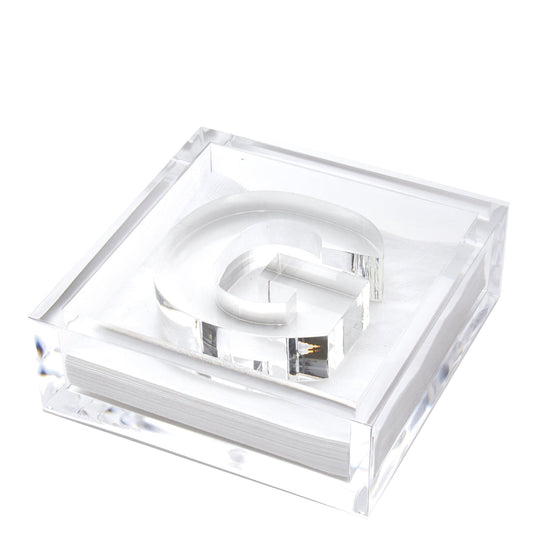 TW Cocktail Napkin Holder/ G Letter