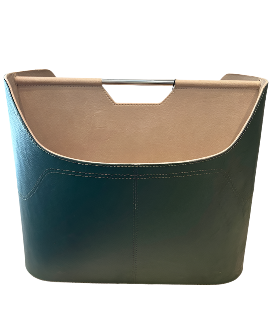 Go Home Raffi Olive Mag Rack