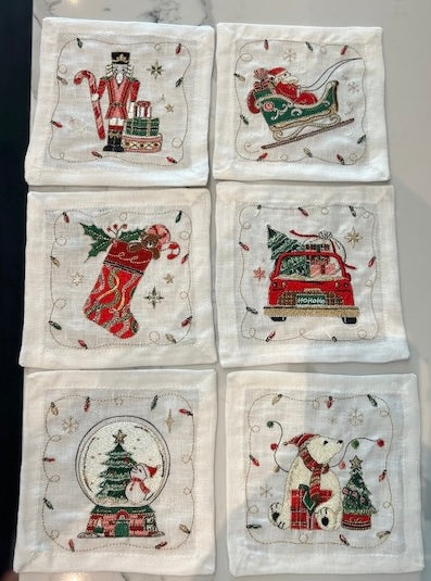KS Cocktail Holly Jolly S/6 Wh/Multi