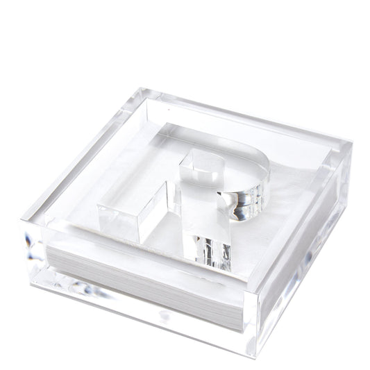 TW Cocktail Napkin Holder/ R Letter