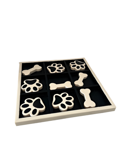 A Sanoma Dog Tic Tac Toe