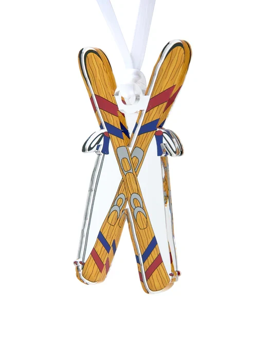 TW Ski Acrylic Ornament