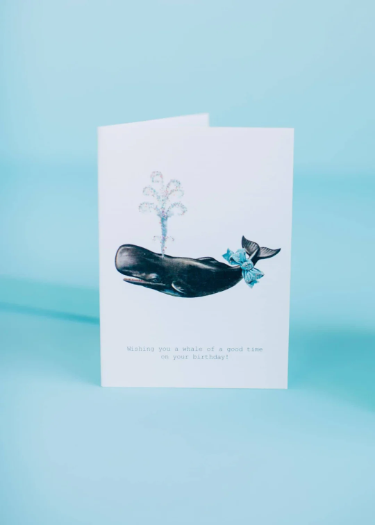 Margo Elena A Whale of A Time Card