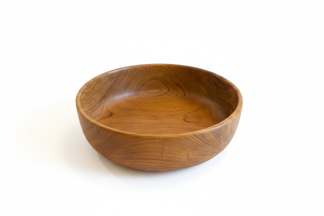 Bahari Teak Wood Salad Bowl Straight
