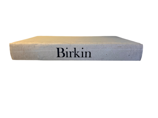 E Law Custom Lettering on Cream Books - Birkin
