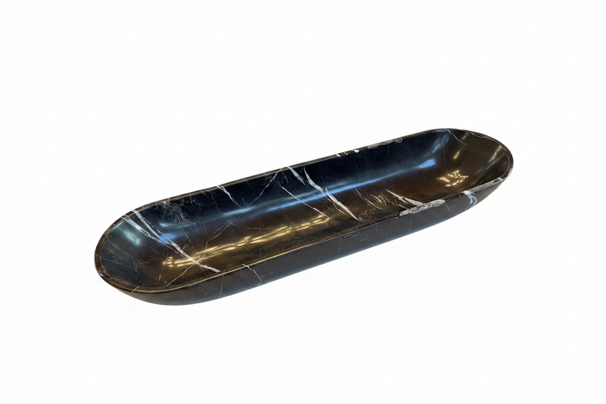 Prima Black Marble Canoe