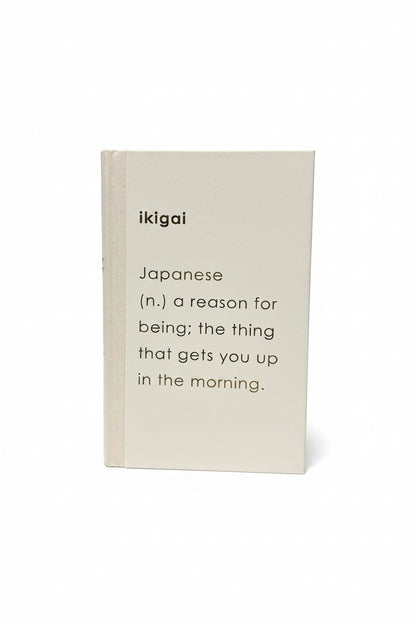 E Law Gold Aesthetic Word Ikigai Cream