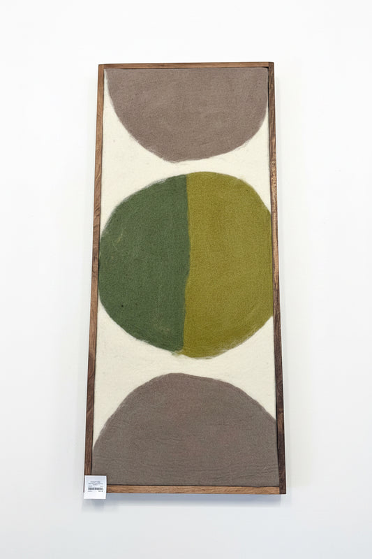 BIDK Wooly Mixed Canvas Wood Frame  18x42