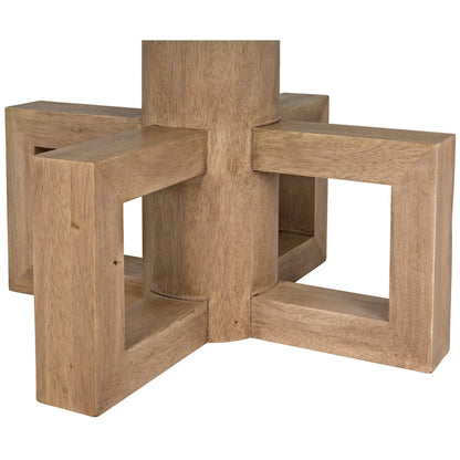 Noir Lima Dining Table Washed Walnut
