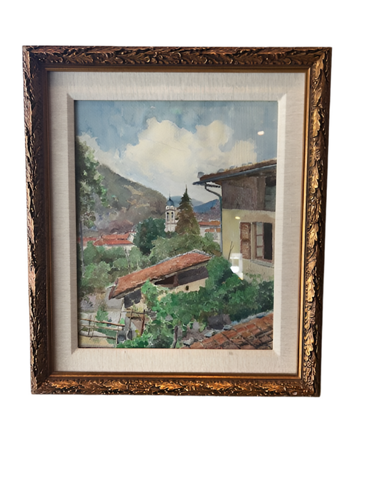 One Vintage ART Paris Landscape