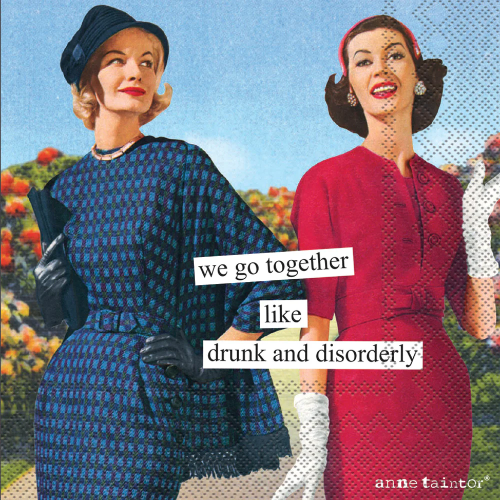 Boston Cocktail Napkins-Disorderly