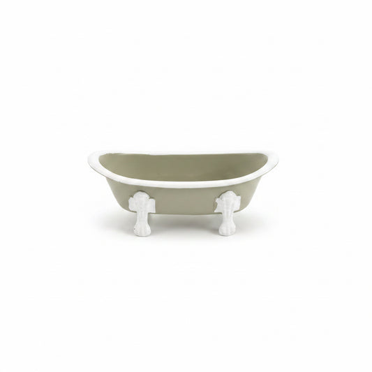 Smoky Mountain Soaps Dish Taupe/Wh Trim