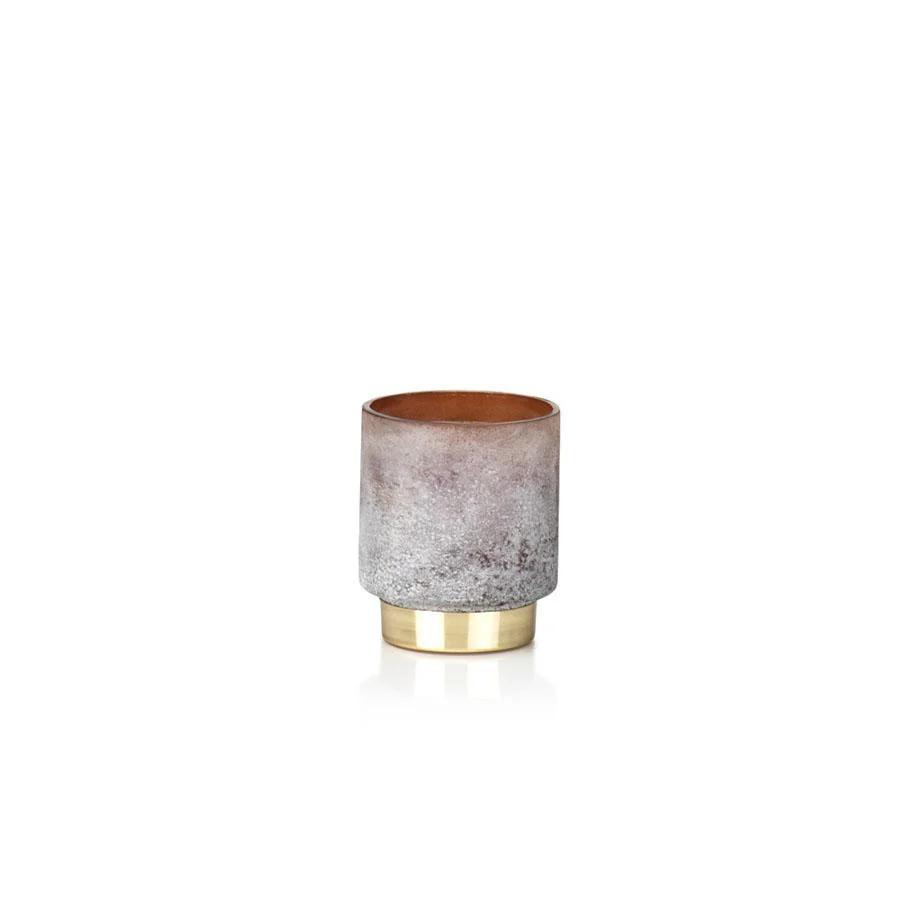 Zodax Cortina Scented Candle Taupe Tobacco Flower