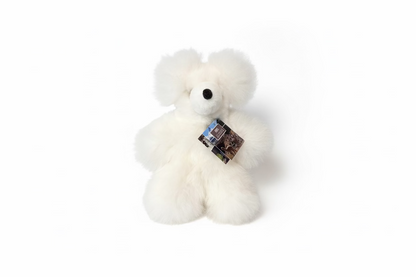 Fibre Alpaca Sm Animal Bear White