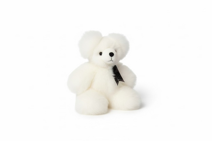 Fibre Alpaca Sm Animal Bear White