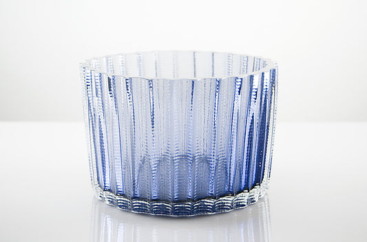 MKOL Threaded Vessel Low Blue