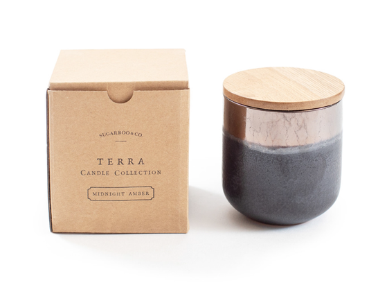 Sugarboo Terra Candle Midnight Amber