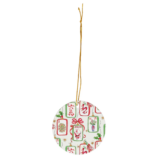 Boston Mahjong & Santa Ornament