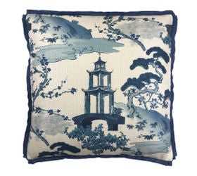 SIG Paradise Indigo 22x22 Pillow
