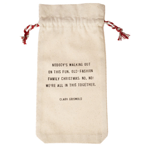 Sugarboo Nobody’s Walking Out Wine Bag