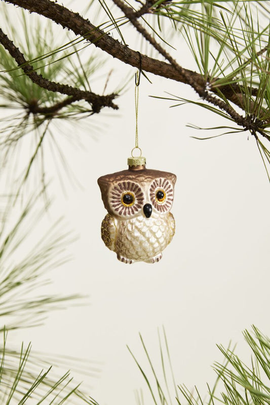 Accent Tawny Owl Ornament