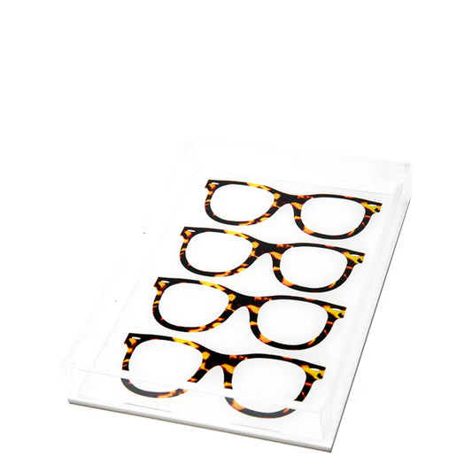 TW Tortoise Glasses Tray