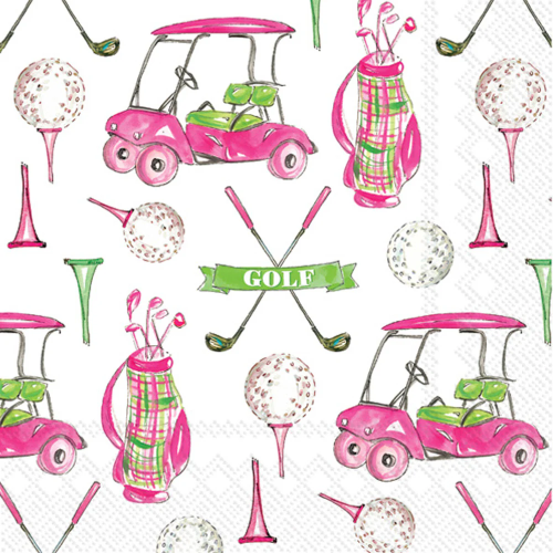 Boston Cocktail Napkins Girly Golf