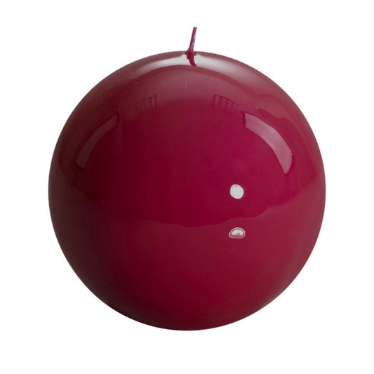 Meloria Ball Candle Medium Bordeaux