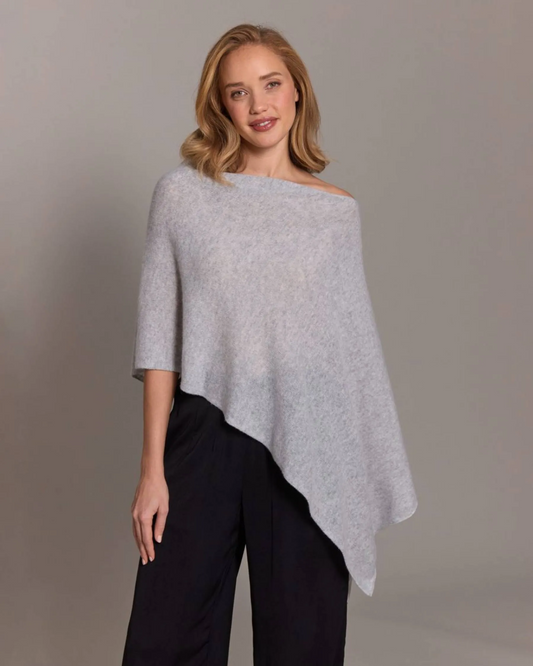 Alashan 100% Cashmere Dress Topper Ash