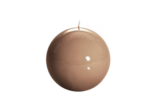 Meloria Ball Candle Med Mocha Mousse