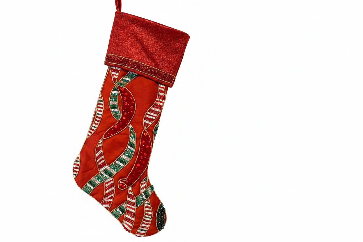 KS Stocking Merry Garland