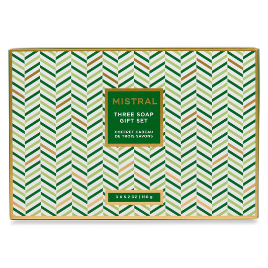 Mistral Gift Set Christmas 3 Petite Soaps