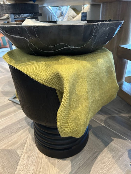 Fibre Baby Alpaca Dots Throw - Green