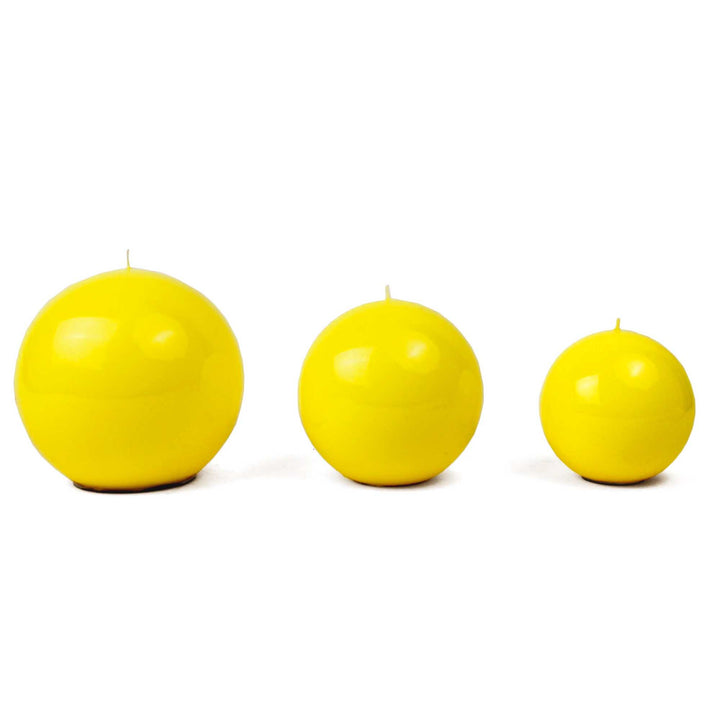 Meloria MATTE Ball Candle MD Yellow