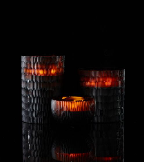 ONNO Rhombus LG Amber Candle Sage