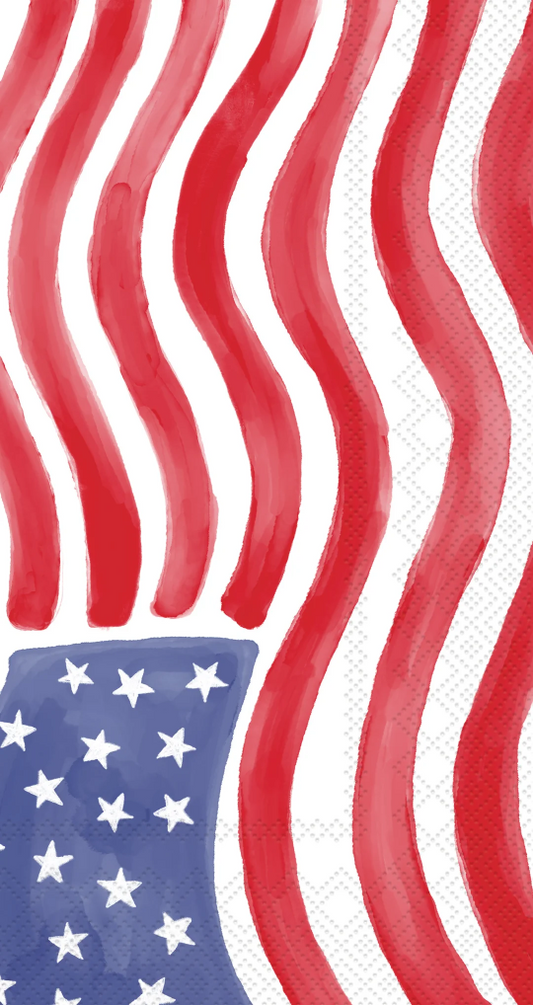 Boston Guest Towels Stars & Stripes Stamp