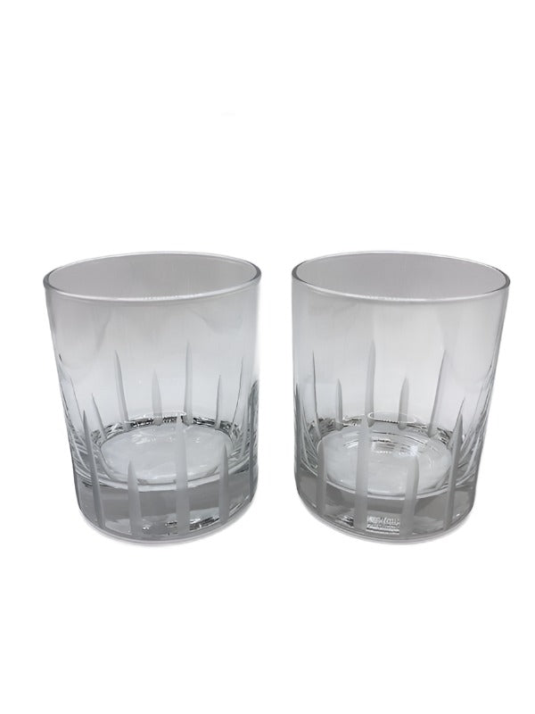 Rayure Frosted Drinking Glasses
