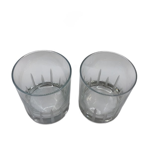 Rayure Frosted Drinking Glasses