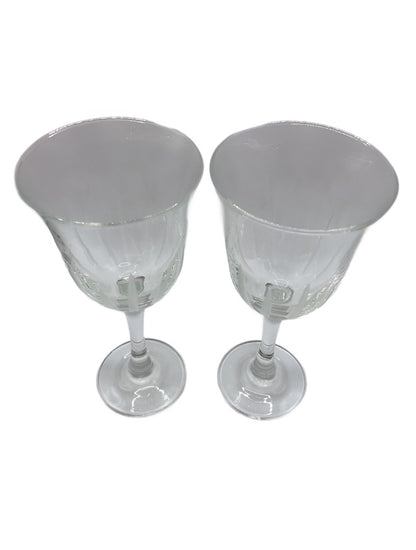 Rayure Wine Glasses- Frosted