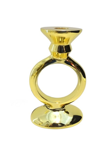 Gold Candleholder Small